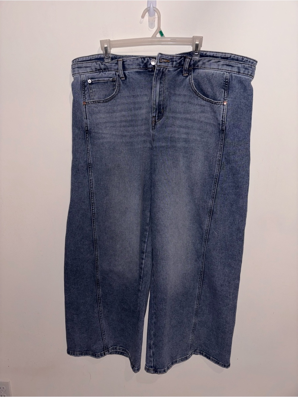 CELEBRITY PINK Wide Leg High-Rise Blue Denim Jeans